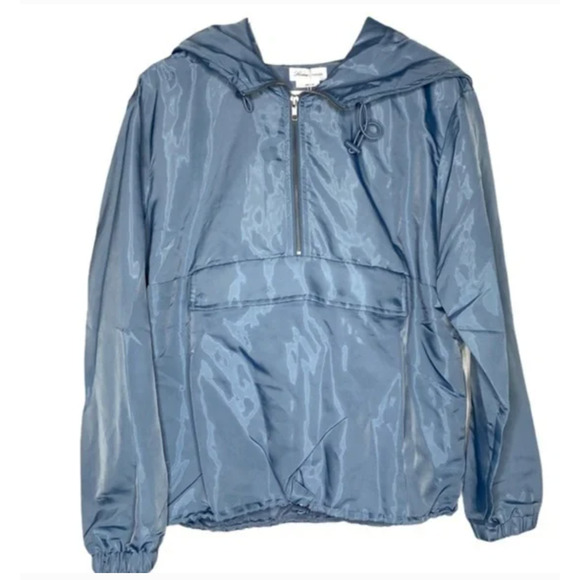 Lovers + Friends Lydia Pullover Jacket Storm Blue Windbreaker Size Small NWT - Picture 2 of 9